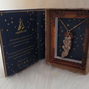 Porcelain Axolotl Pendant Necklace By Camp Hollow